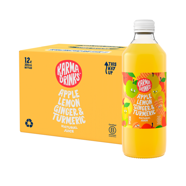 Apple Lemon Ginger & Turmeric juice